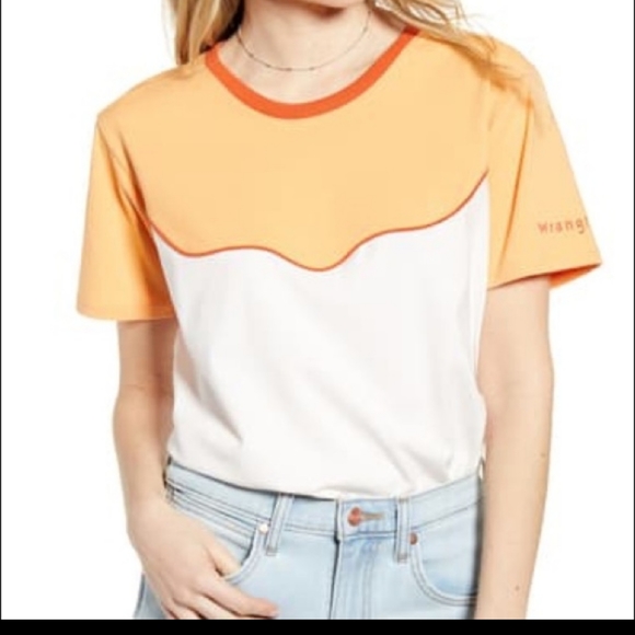 Free People Tops - Free people x Wrangler retro boxy 70s tee